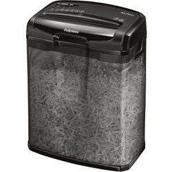 Aktenvernichter Fellowes m-7cm schwarz 13l