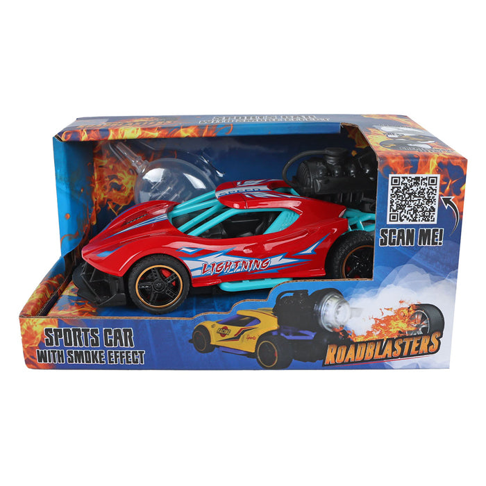 Roadblaster-Rennsportwagen mit Rauch, Licht und Geräusch