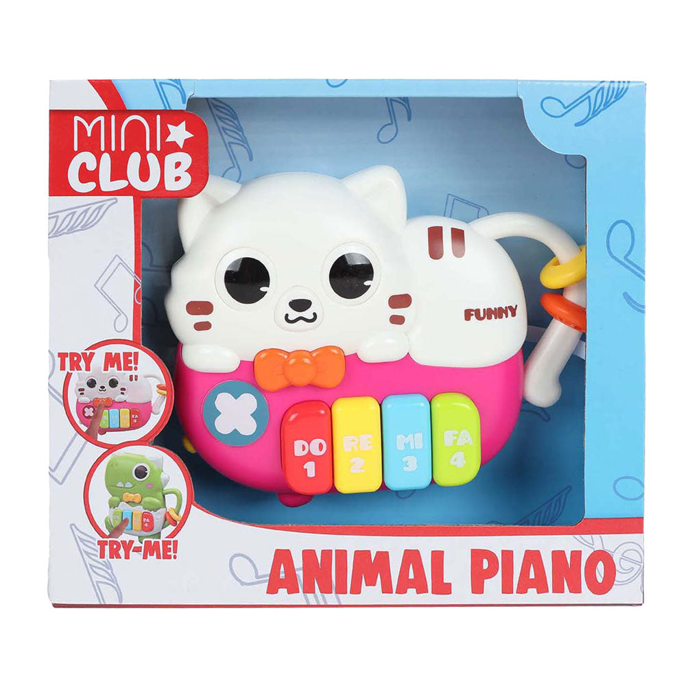 Mini Club Mini Club Dierenpiano Katze mit Licht und Klang, 15 cm