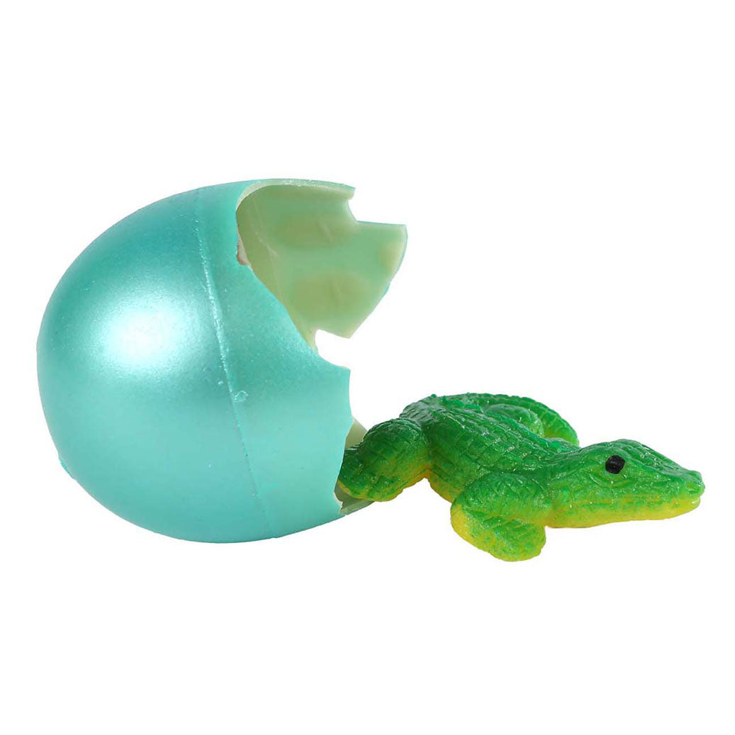 Expediton Ei mit wachsendem Krokodil, 6cm
