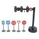 Kinder Globe Globe Ampel mit 3 Lichtern und 5 Verkehrsschildern