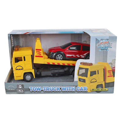 Kids Globe Globe Man Truck Storage Car mit Auto, 19 cm