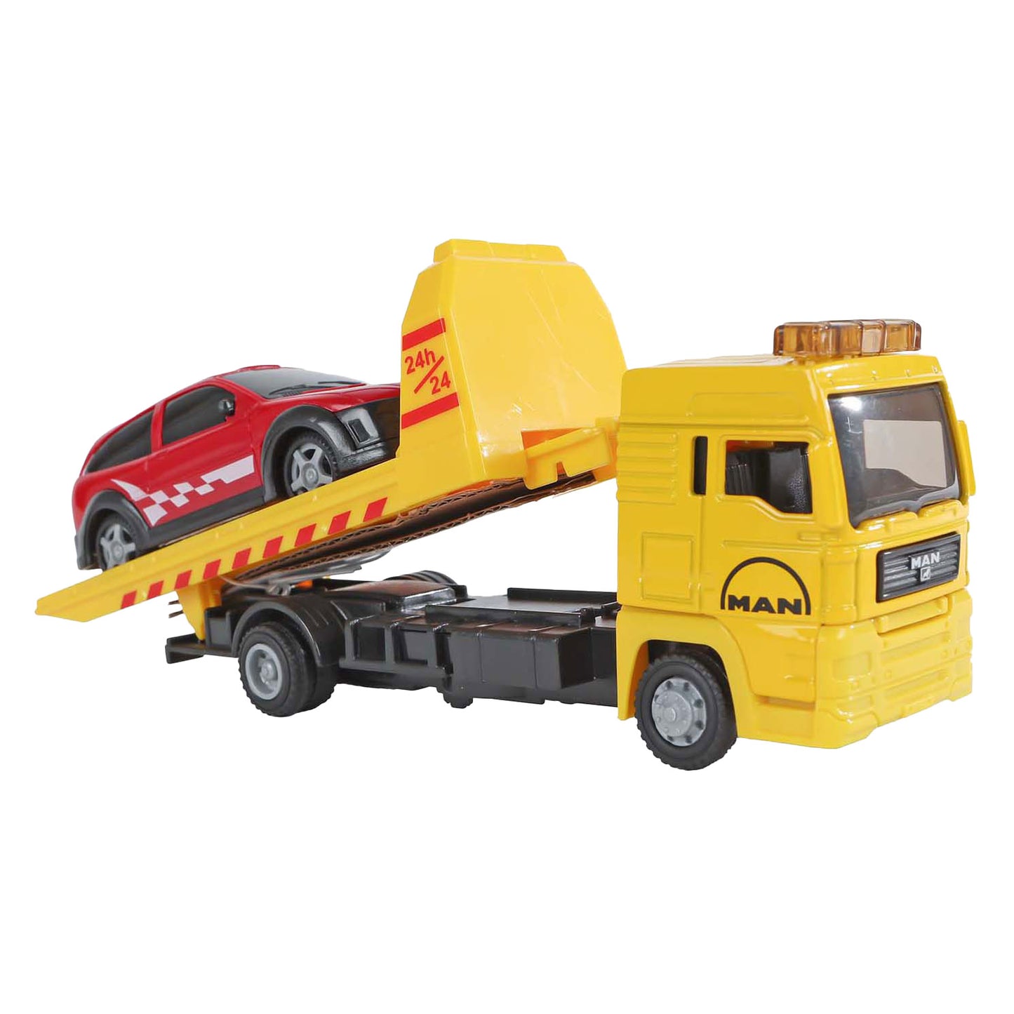 Kids Globe Globe Man Truck Storage Car mit Auto, 19 cm