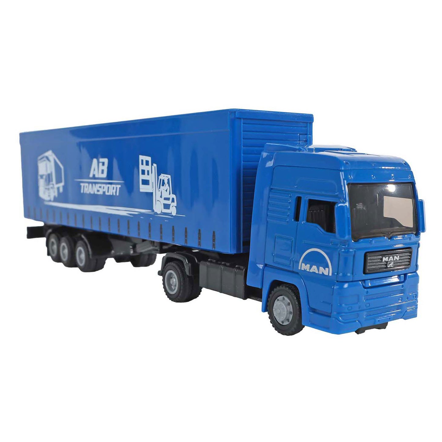 Kids Globe Globe Man Truck mit Anhänger, 30 cm