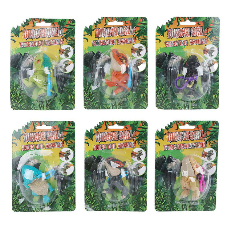 DinoWorld Bucke Dinosaurierschlüsselring, 12 cm