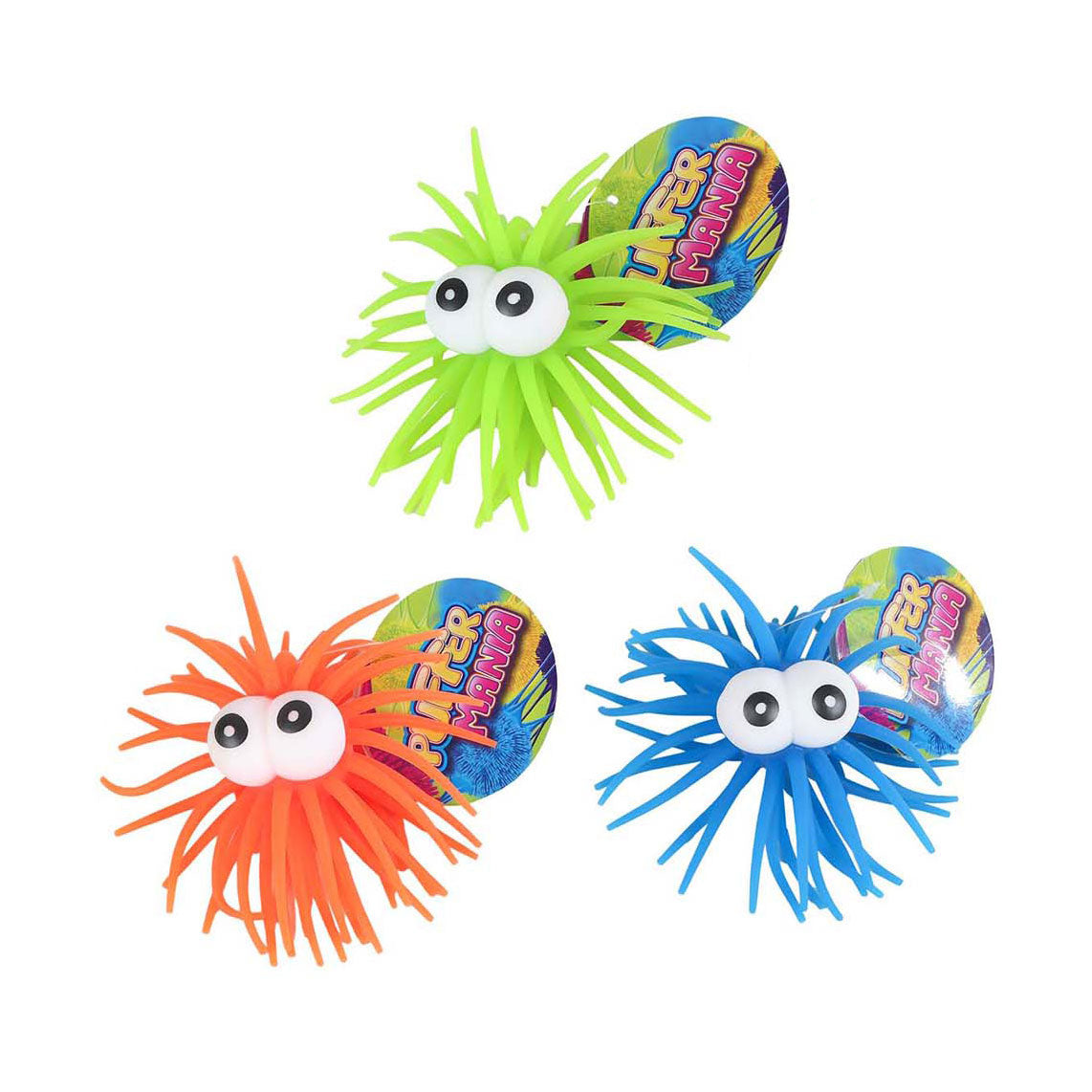 Puffer Mania Ball mit Augen, 12 cm