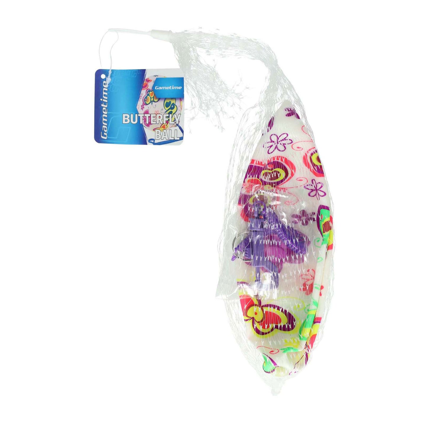 Gametime Ball mit Schmetterlingen auf Kabel, 21 cm