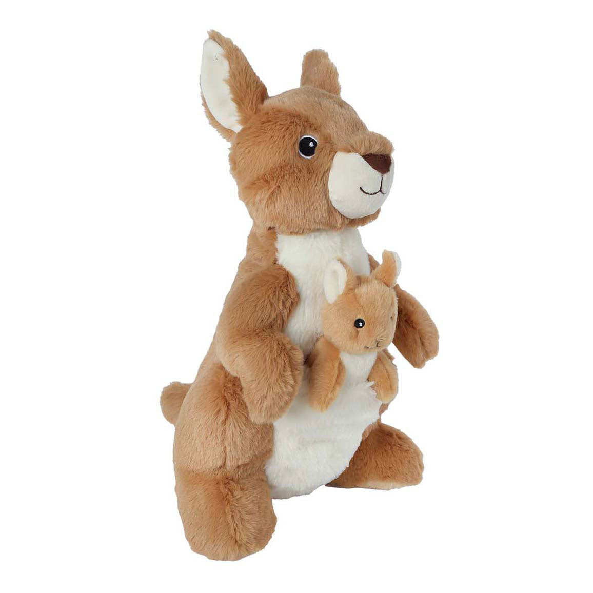 Nehmen Sie mich nach Hause, um Umarmung Plüsch Känguru mit Baby, 32 cm