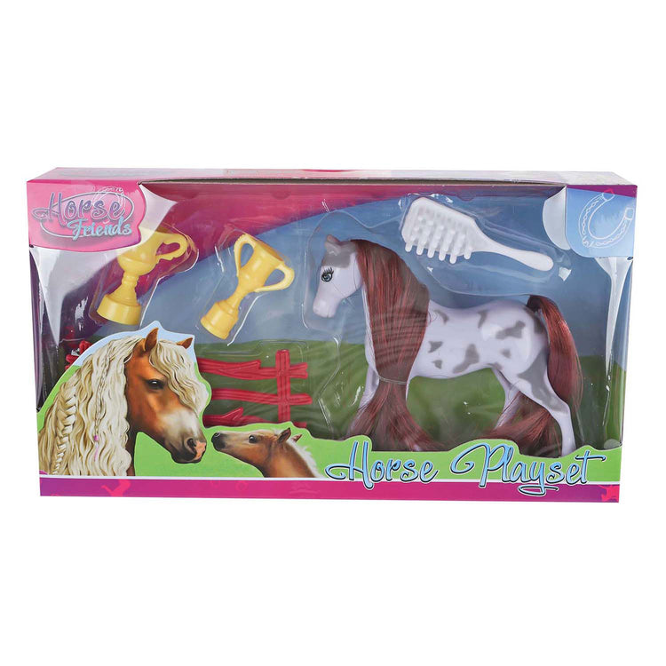 Pferdefreunde Speel Figure Pferd mit Tassen