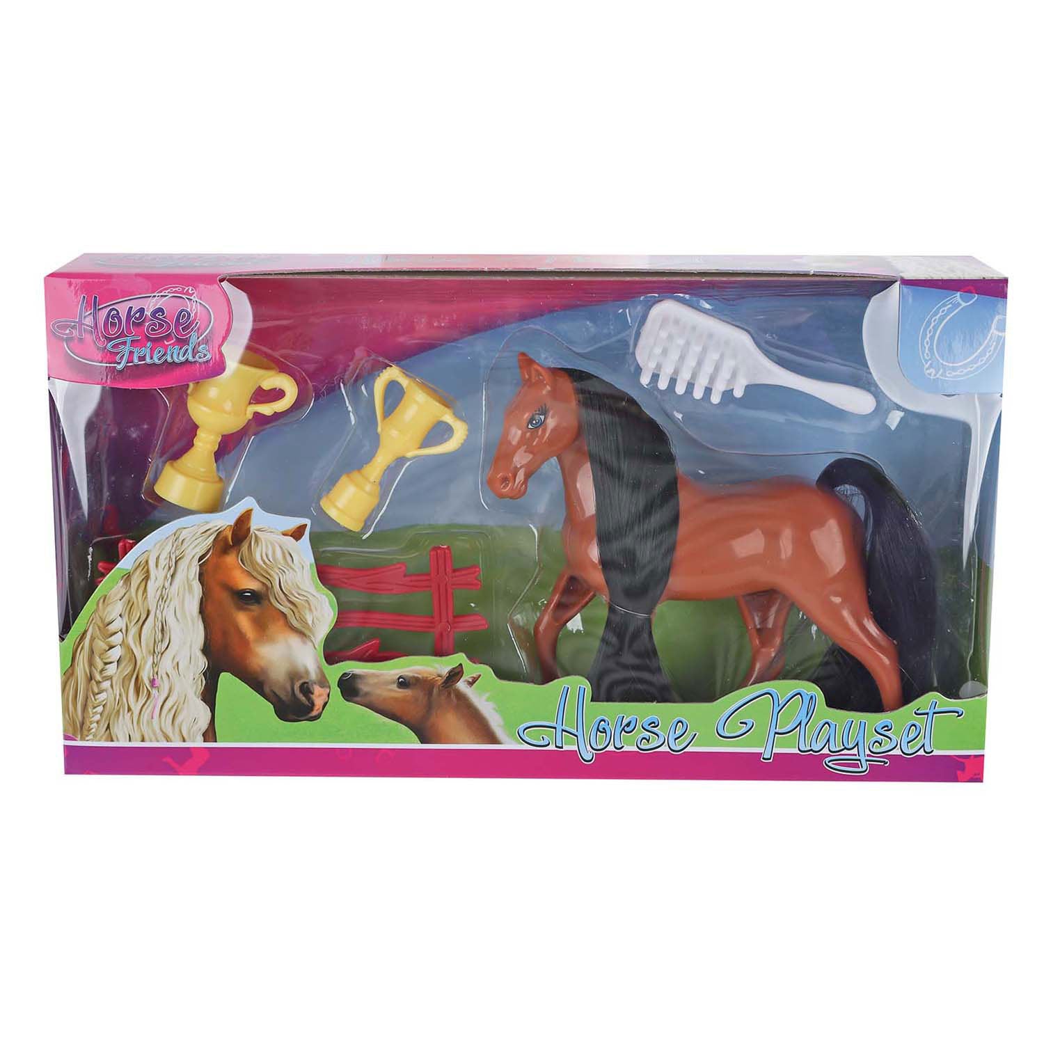 Pferdefreunde Speel Figure Pferd mit Tassen