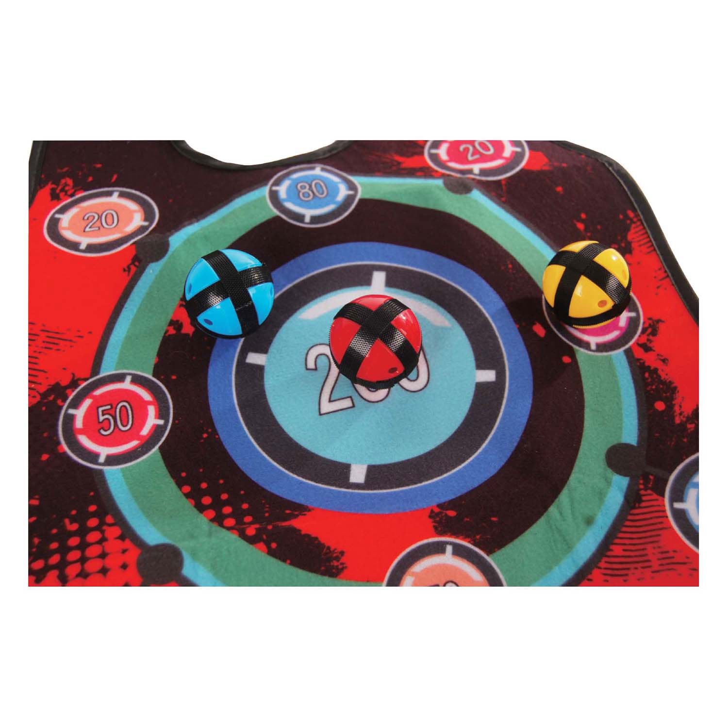 Gametime Velcro -Wurfspiel mit 2 Westen und 6 Bällen