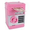 Geldtresor mit Geheimcode rosa, 19,5cm