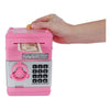 Geldtresor mit Geheimcode rosa, 19,5cm