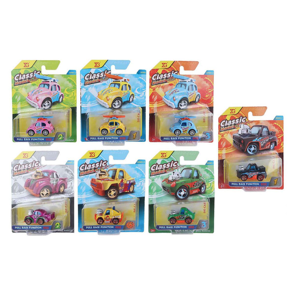 Lustiges Rennauto, 5cm