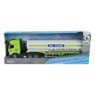 2-Spiele-LKW mit Tankanhänger-Reibungslicht und Klang