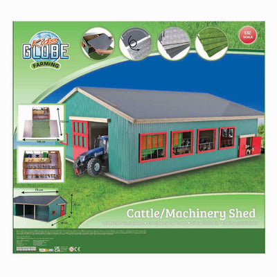 Kinderglobus Spielstall mit Lagerraum 1:32