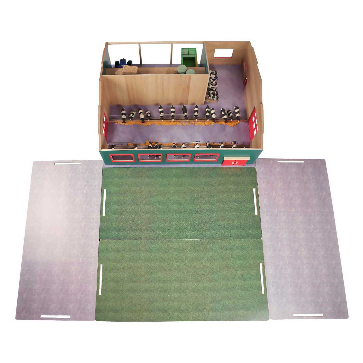 Kinderglobus Spielstall mit Lagerraum 1:32