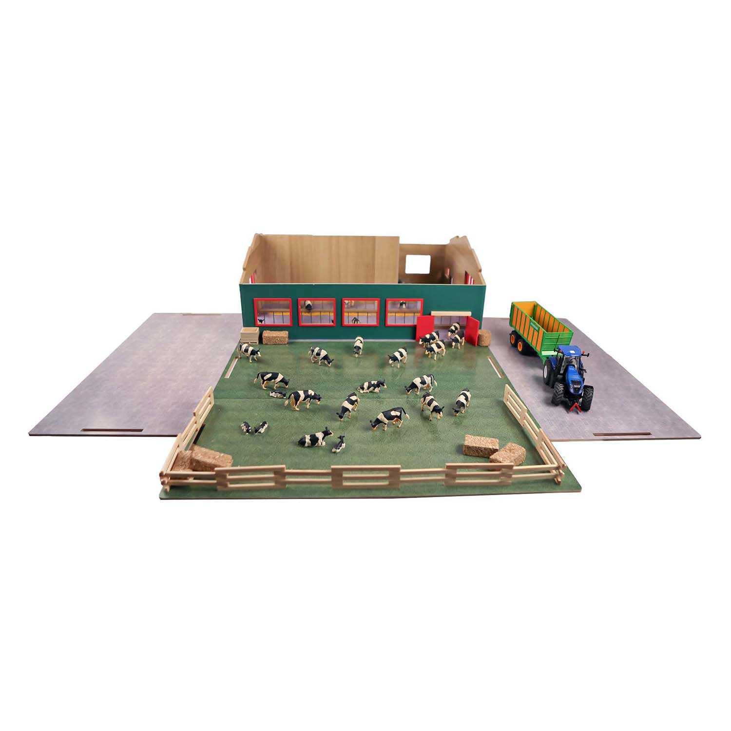 Kinderglobus Spielstall mit Lagerraum 1:32