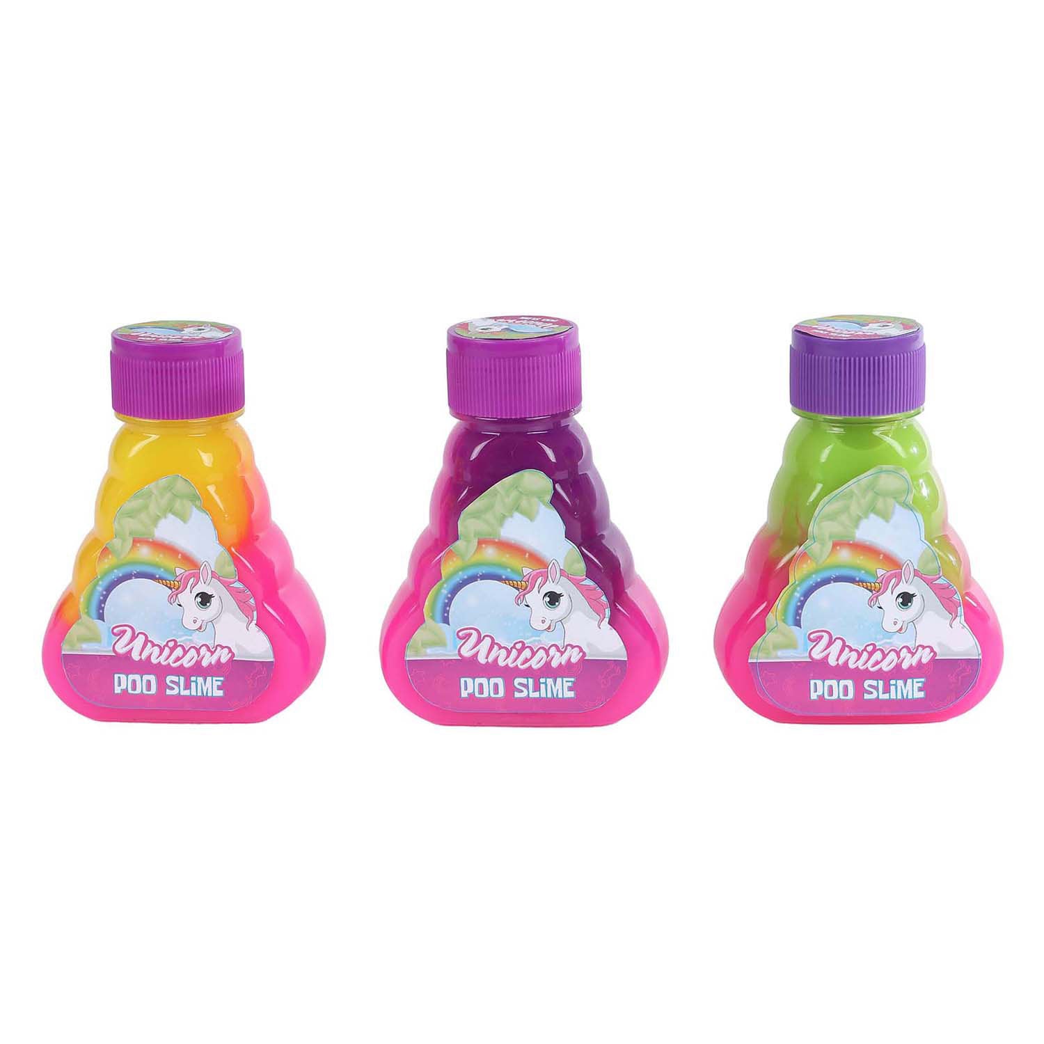 Einhorn -Regenbogen -Poo -Schleim, 10,5 cm