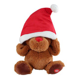 Bring mich mit einem tanzenden Rentier mit Weihnachtsmütze und Musik nach Hause - afbeelding 2
