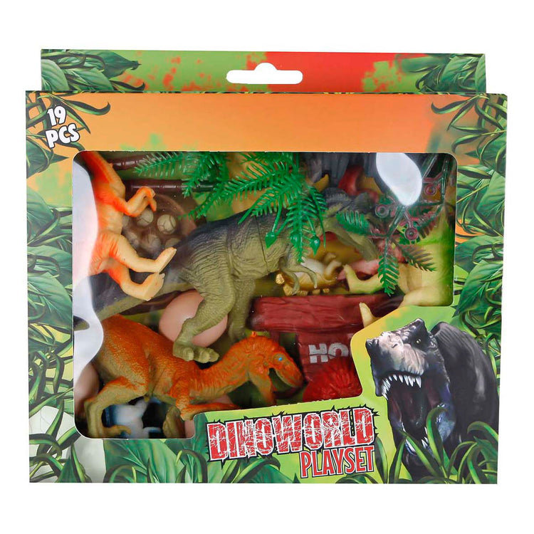 Dinoworld Dinosaurus Play Set, 19dlg.