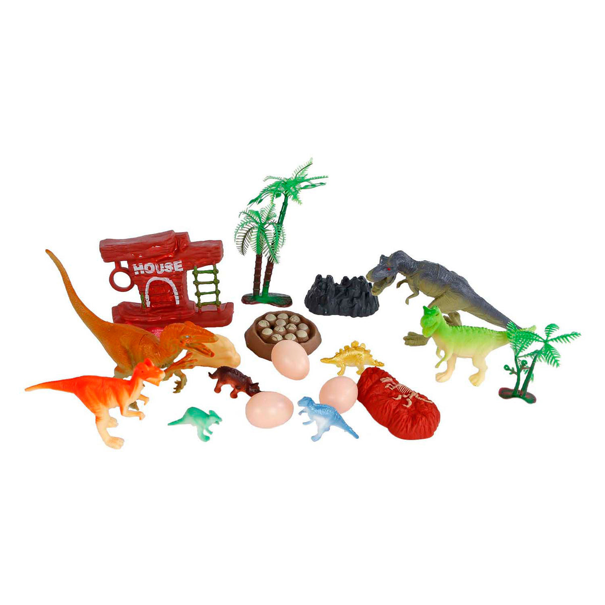 Dinoworld Dinosaurus Play Set, 19dlg.