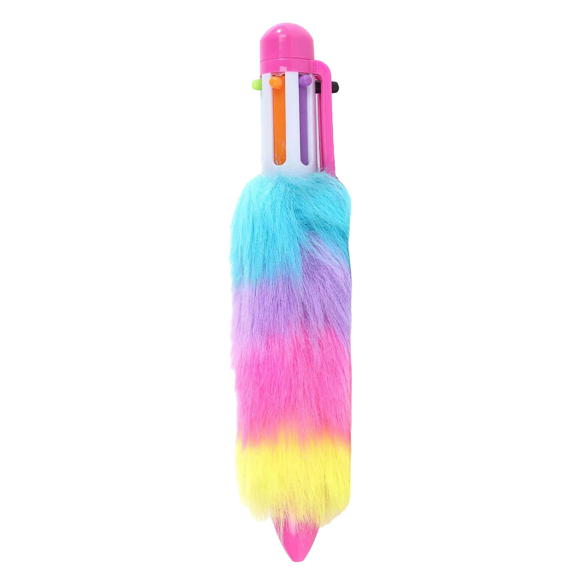Glamour flauschiger Multi -Farb -Kugelschreiber