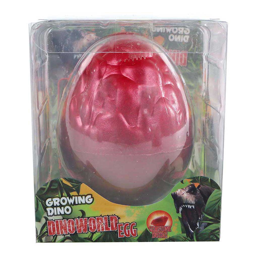 Dinoworld Ei mit wachsendem Dinosaurier mit Edelstein 8cm