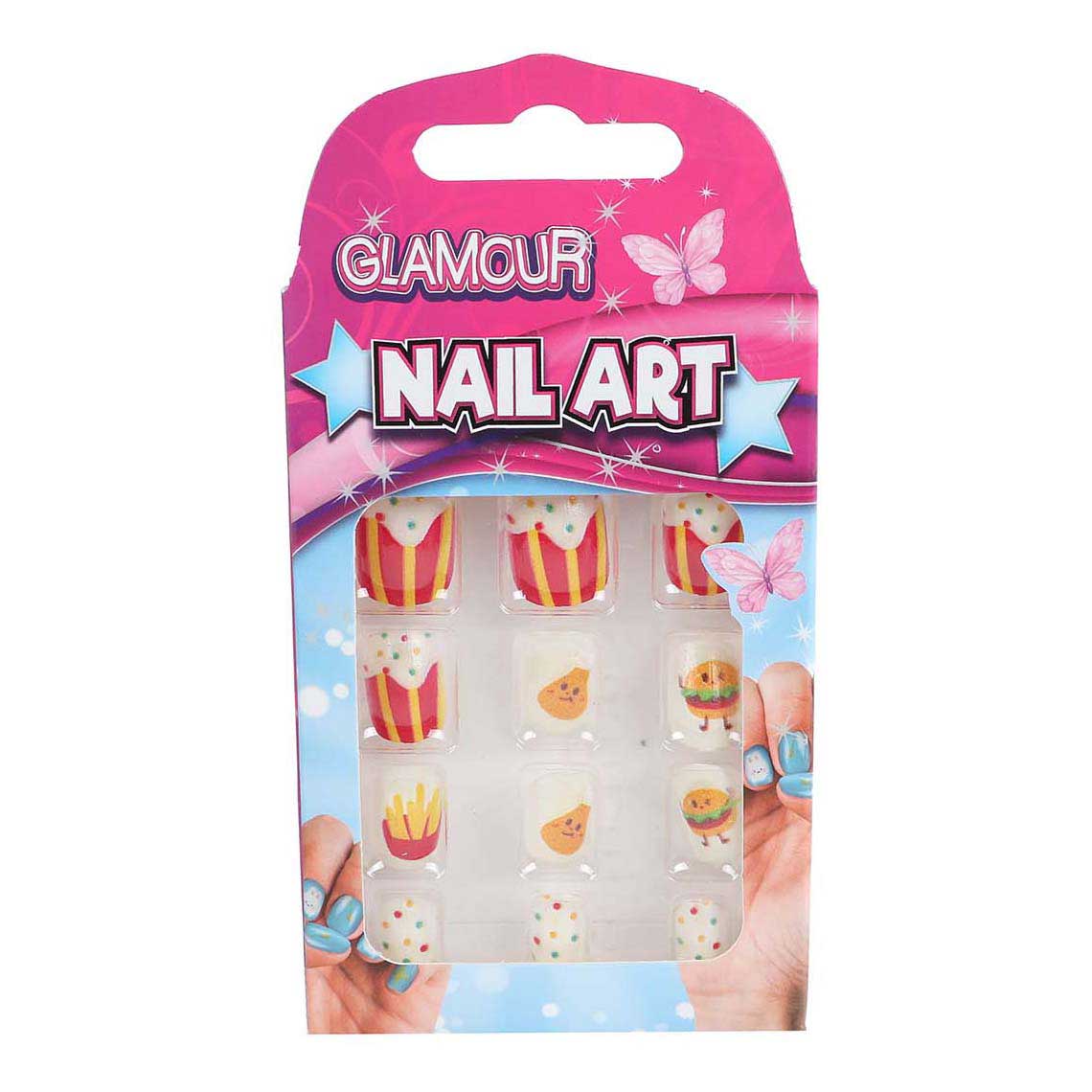 Glamour Kunstnägel, 12 Stk.