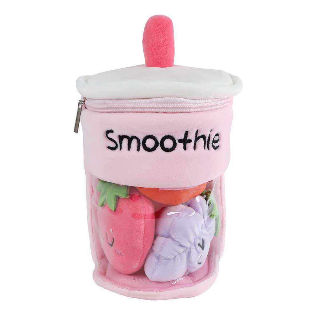Flauschiger Menü-Plüsch-Smoothie mit Früchten – 20 cm