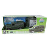 Kinderglobus Land Rover mit Anhänger 26cm