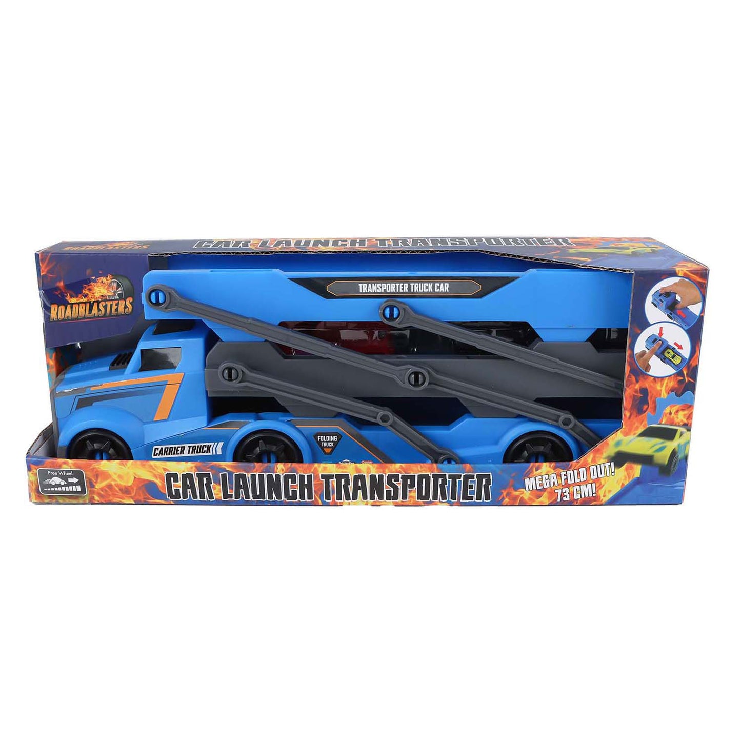 Roadblasters-Truck mit 2 Autos – Startfunktion