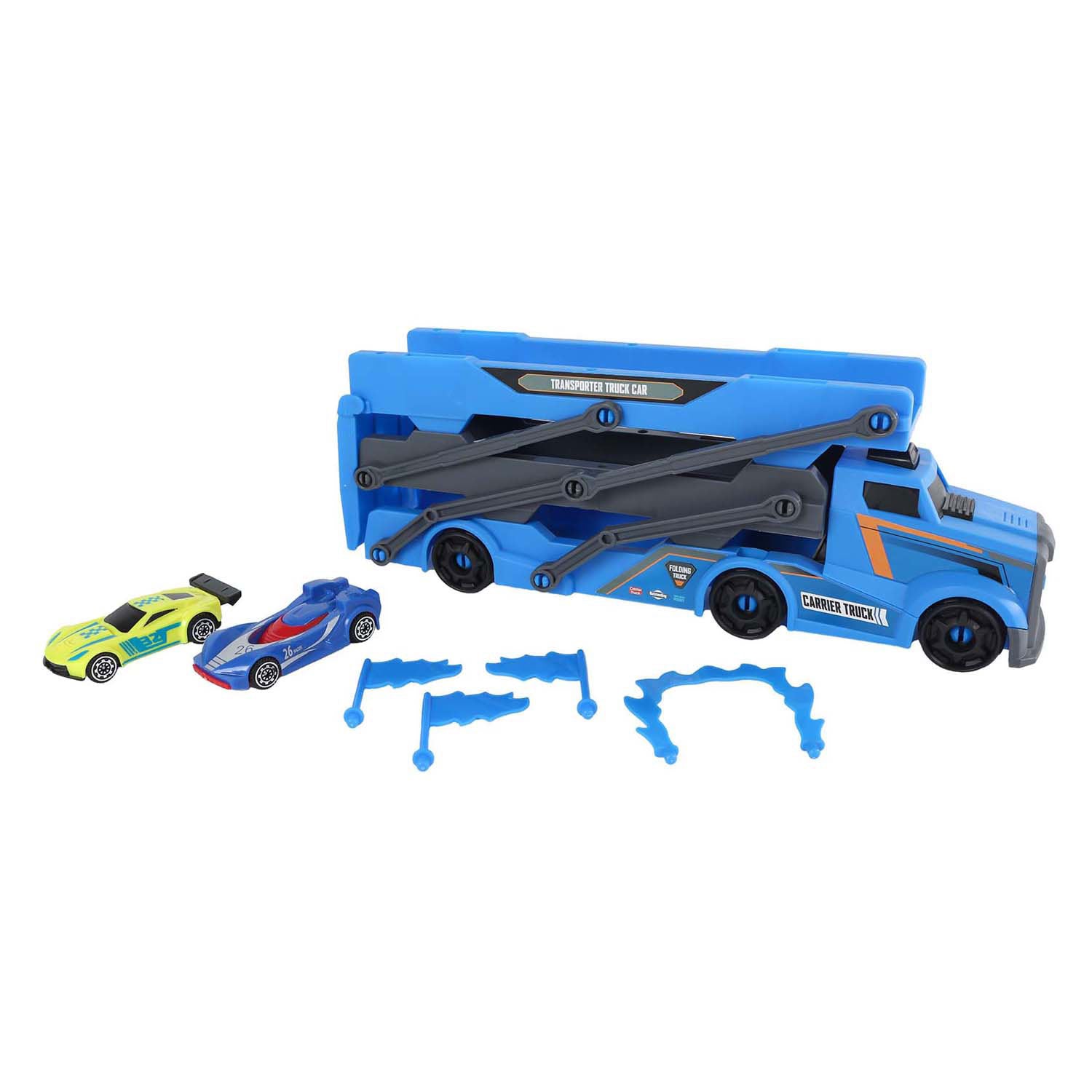 Roadblasters-Truck mit 2 Autos – Startfunktion