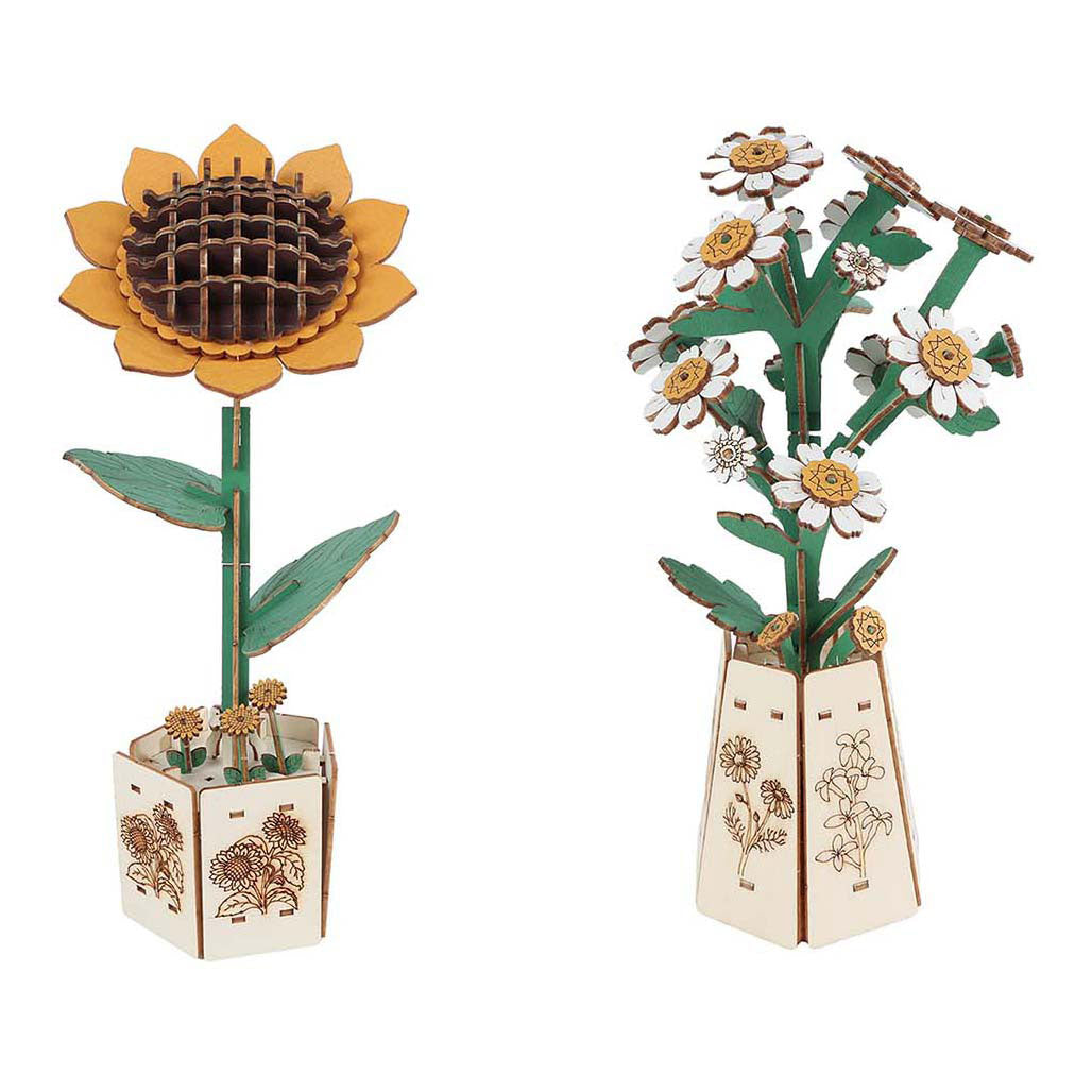 Machen Sie Ihre eigenen Holzblumen – 20,5 cm