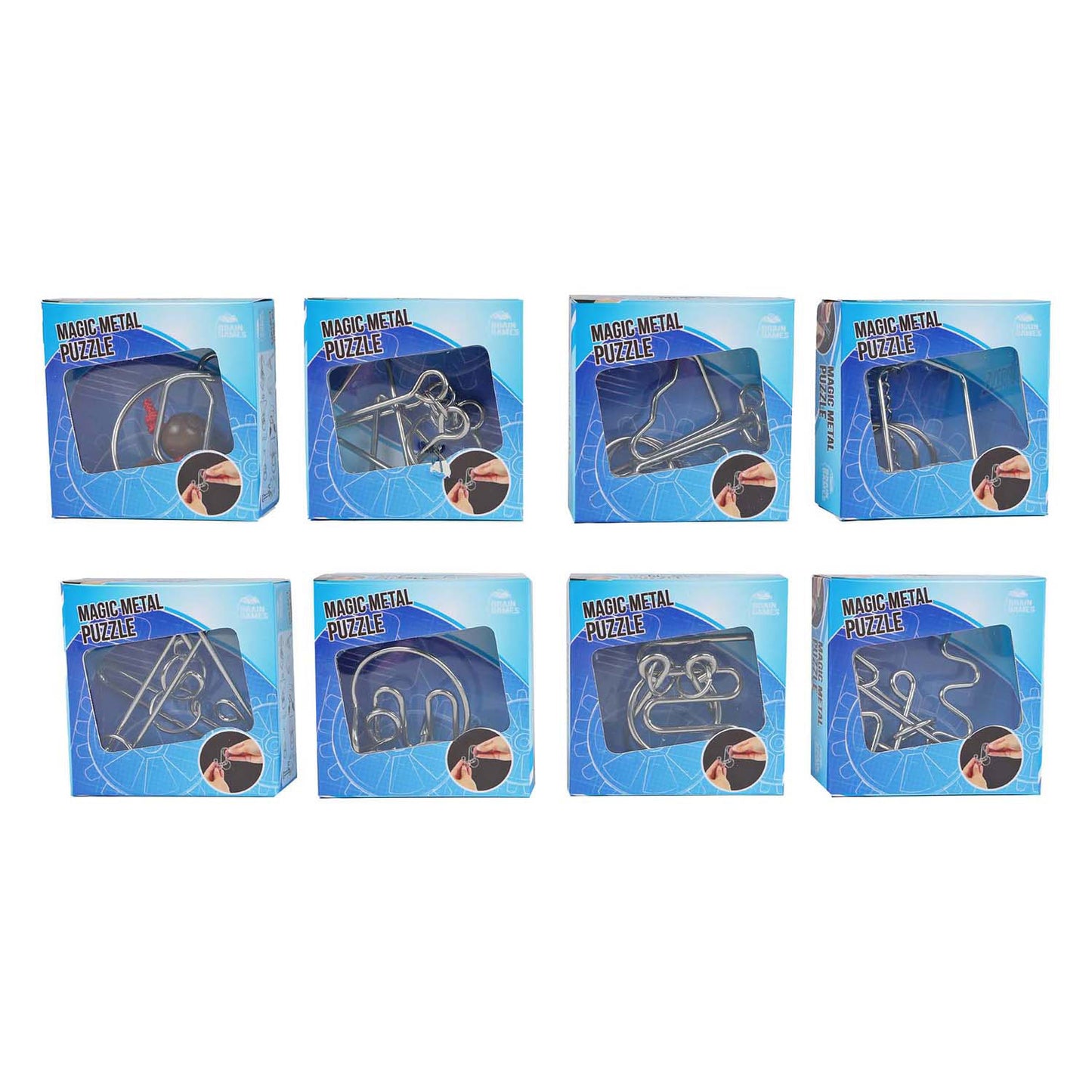 Denkspiele IQ Metallpuzzle