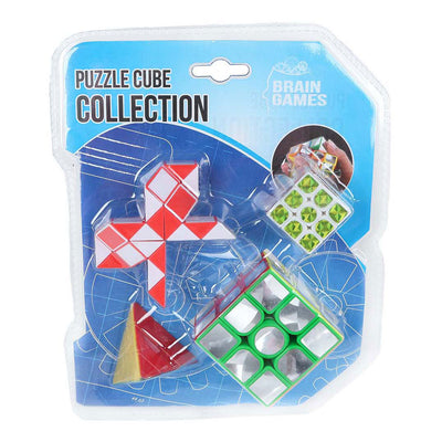 Denkspiele-Puzzle-Würfel-Set – 4-tlg.