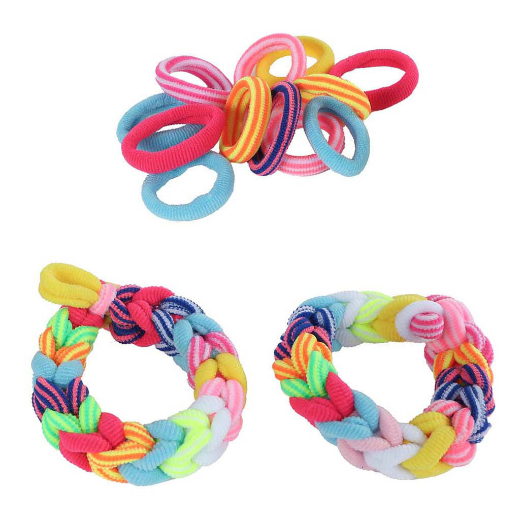 Glamour-Loom-Haargummis – 150 Stück.