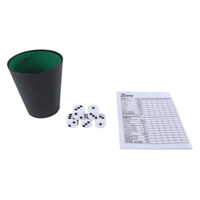 Spielen Sie heute ein Würfelspiel mit einem Becher und 5 Würfeln