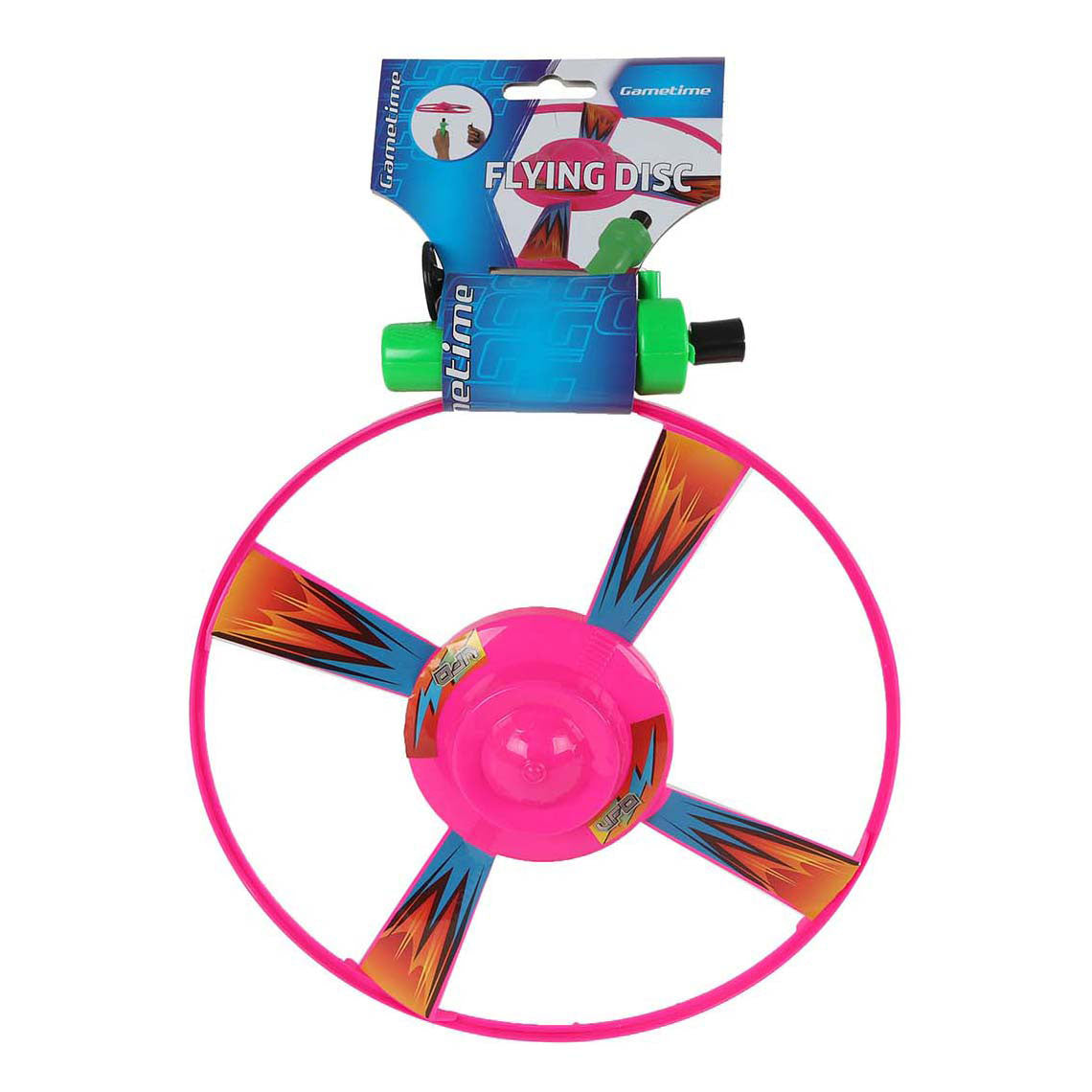 Gametime-Flugscheibe mit Kordelzug – 26 cm