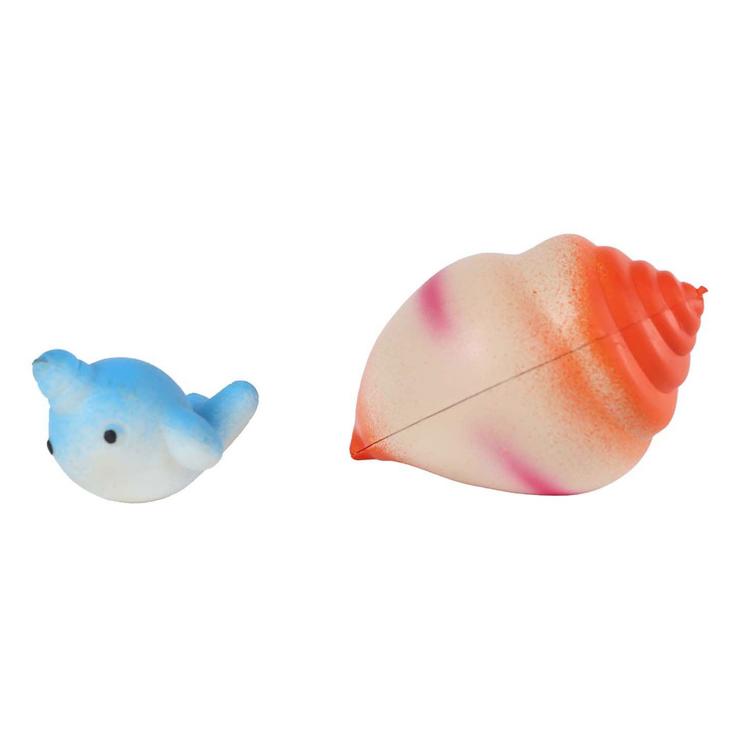 Zieltiefe Muschel mit wachsenden Meeresbewohnern – 6 cm