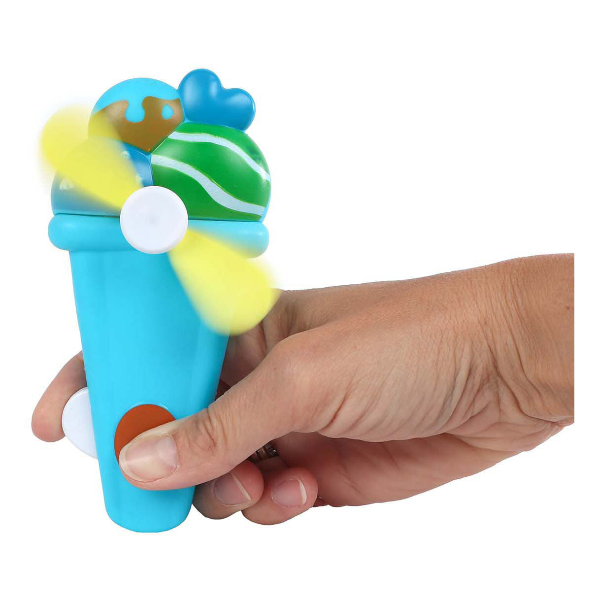 Handgefächertes Eis