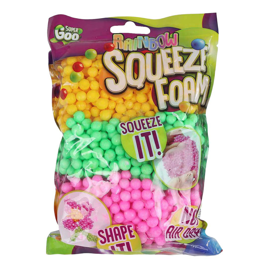 Super goo Regenbogen-Schaumstoffperlen aus Ton