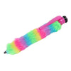 Glamouröser, flauschiger Jumbo-Regenbogenstift – 28 cm