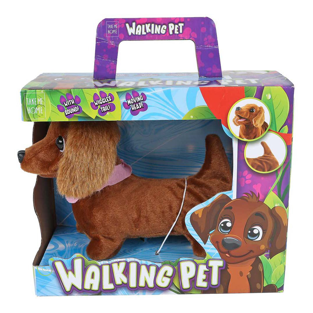 Bring mich nach Hause, interaktiver Laufhund-Dackel – 19 cm