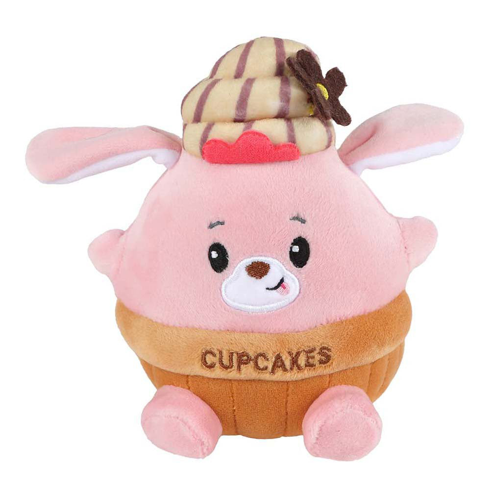 Flauschiges Menü Cupcake Bär 2fach 14cm