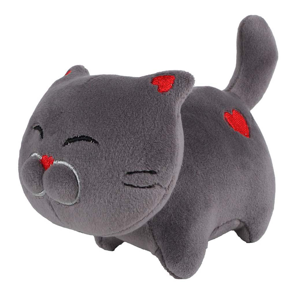 Nimm mich mit nach Hause Plüsch-Kuschelkatze mit Herz – 16 cm