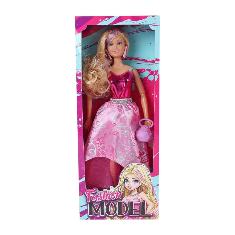 Modemodellpuppe mit Abendkleid