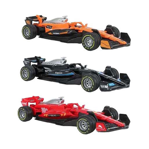 2-teiliger Formel-Rennwagen aus Druckguss – 13 cm