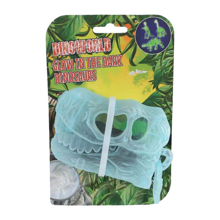 Dinoworld 3D-Dinosaurier-Gitd mit Schlüsselanhänger mit 2 Dinosauriern