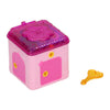 Überraschungsbox rosa 5 Schlüssel - 5x5x5cm